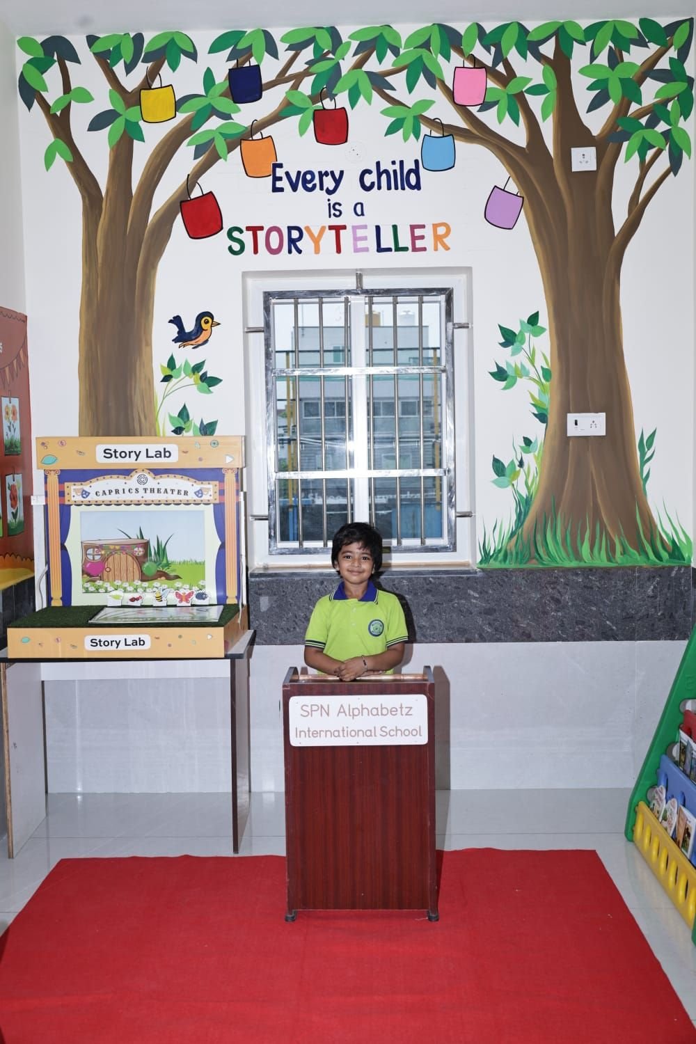 The Story Lab corner, where every child is a storyteller